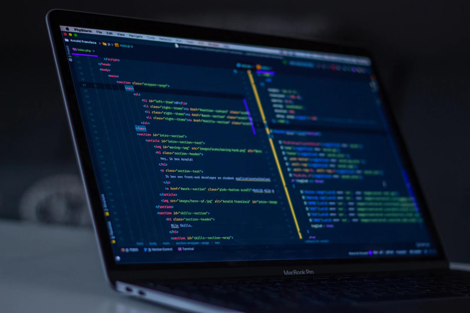 Source code displayed on a monitor, illustrating an open-source AI agent SDK update.